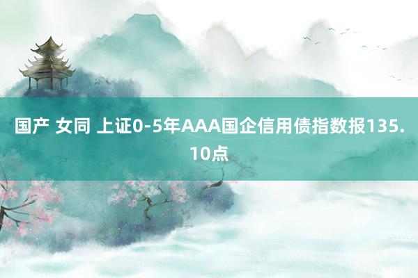 国产 女同 上证0-5年AAA国企信用债指数报135.10点